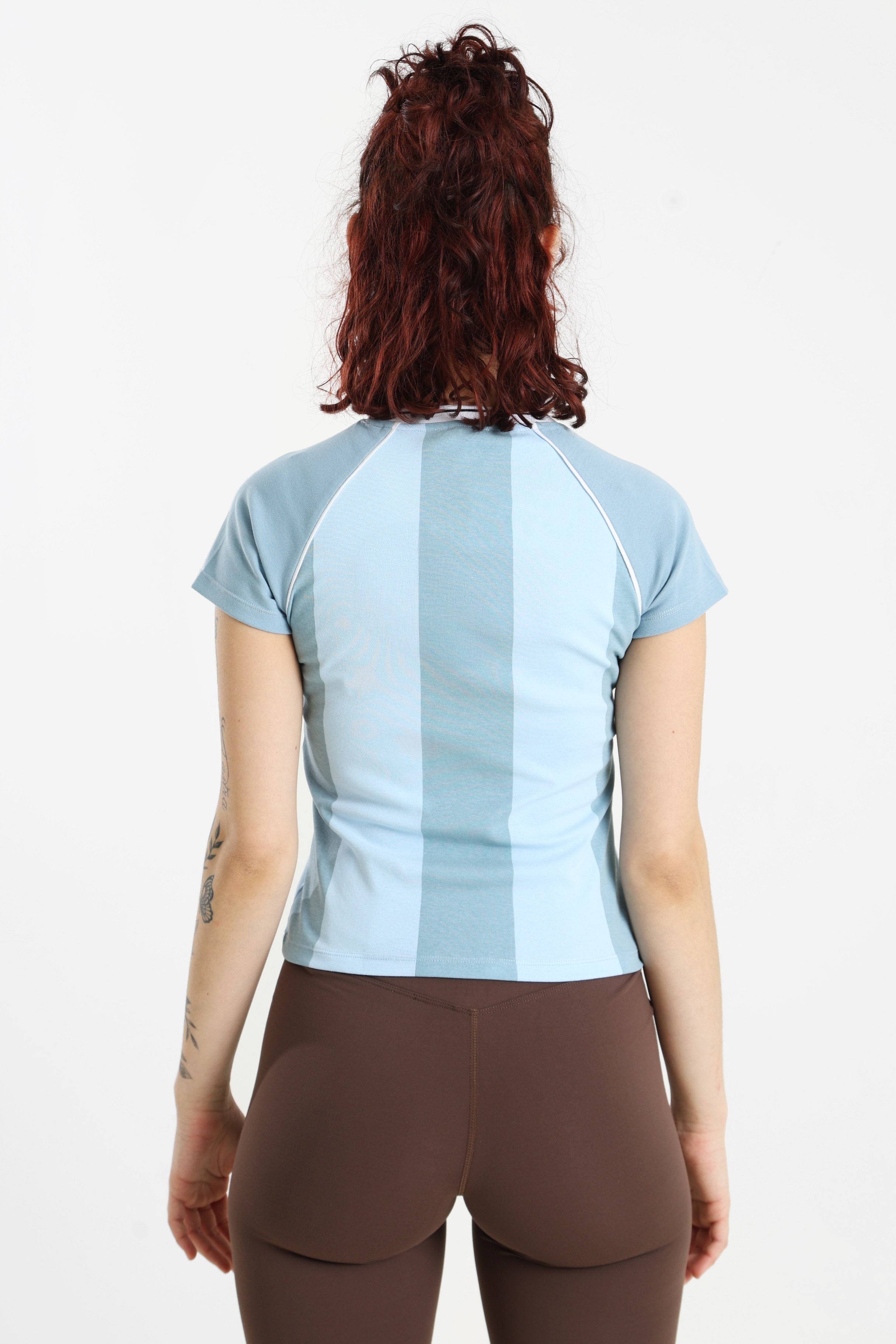 Crop T-Shirt - Blau