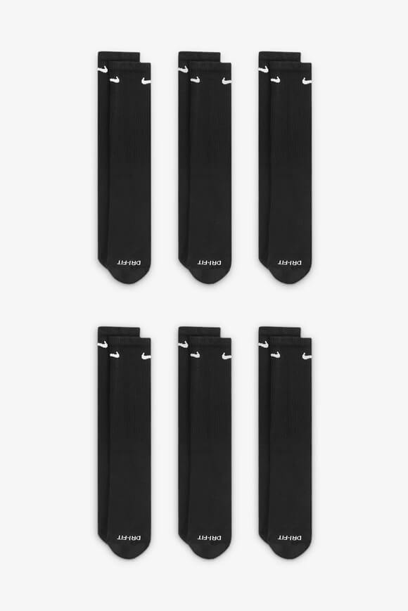 Sechserpack Socken - Black
