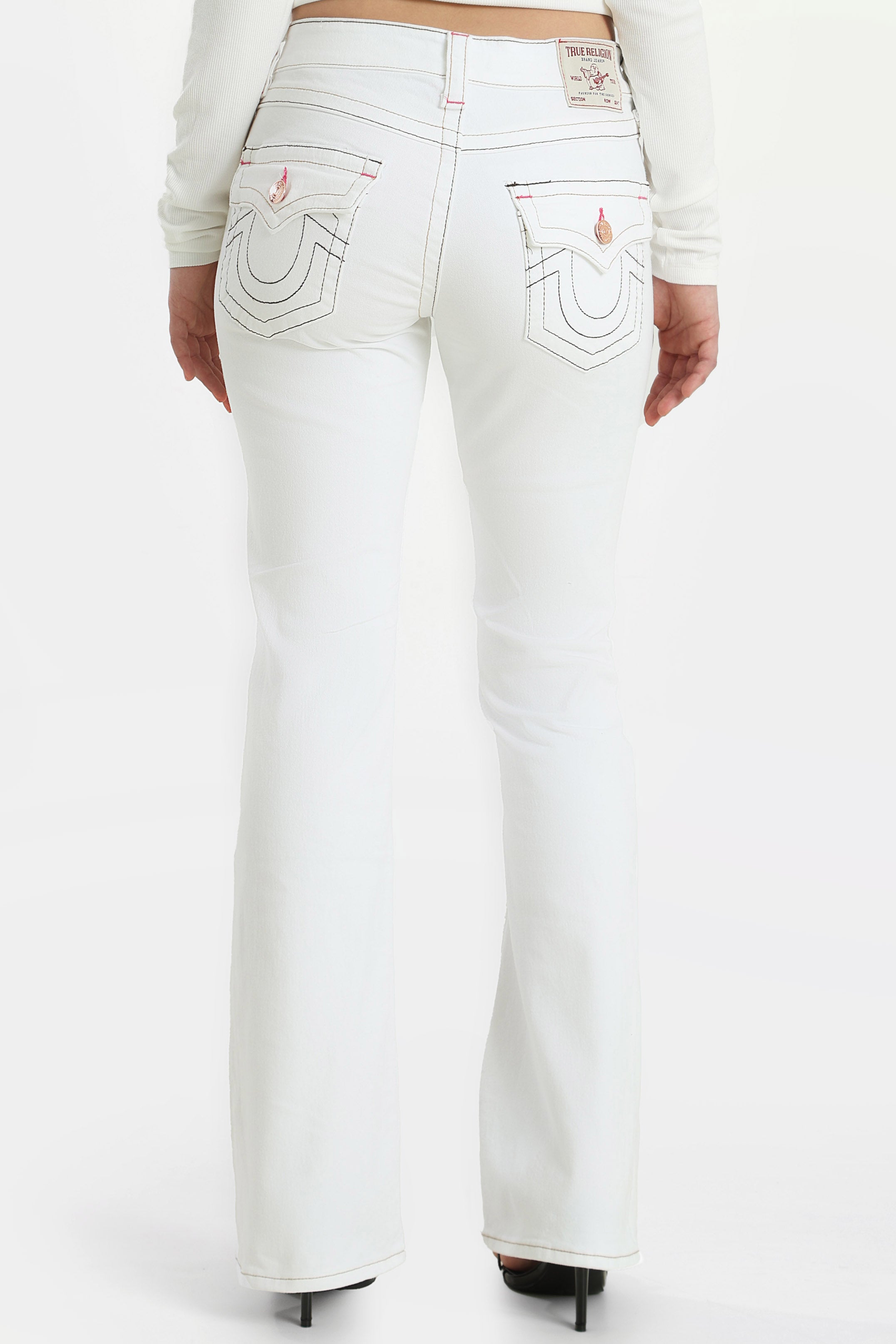 Becca Bootcut Jeans - Brilliant White