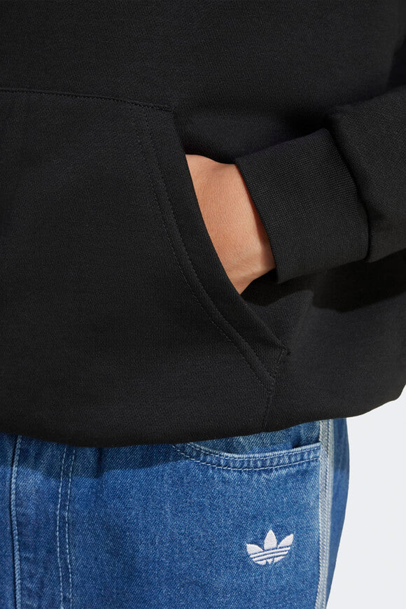 Oversize Kapuzensweatshirt - Black