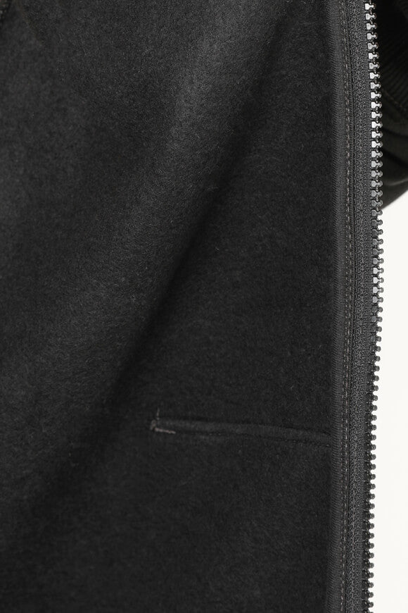 Kapuzensweatjacke - Schwarz
