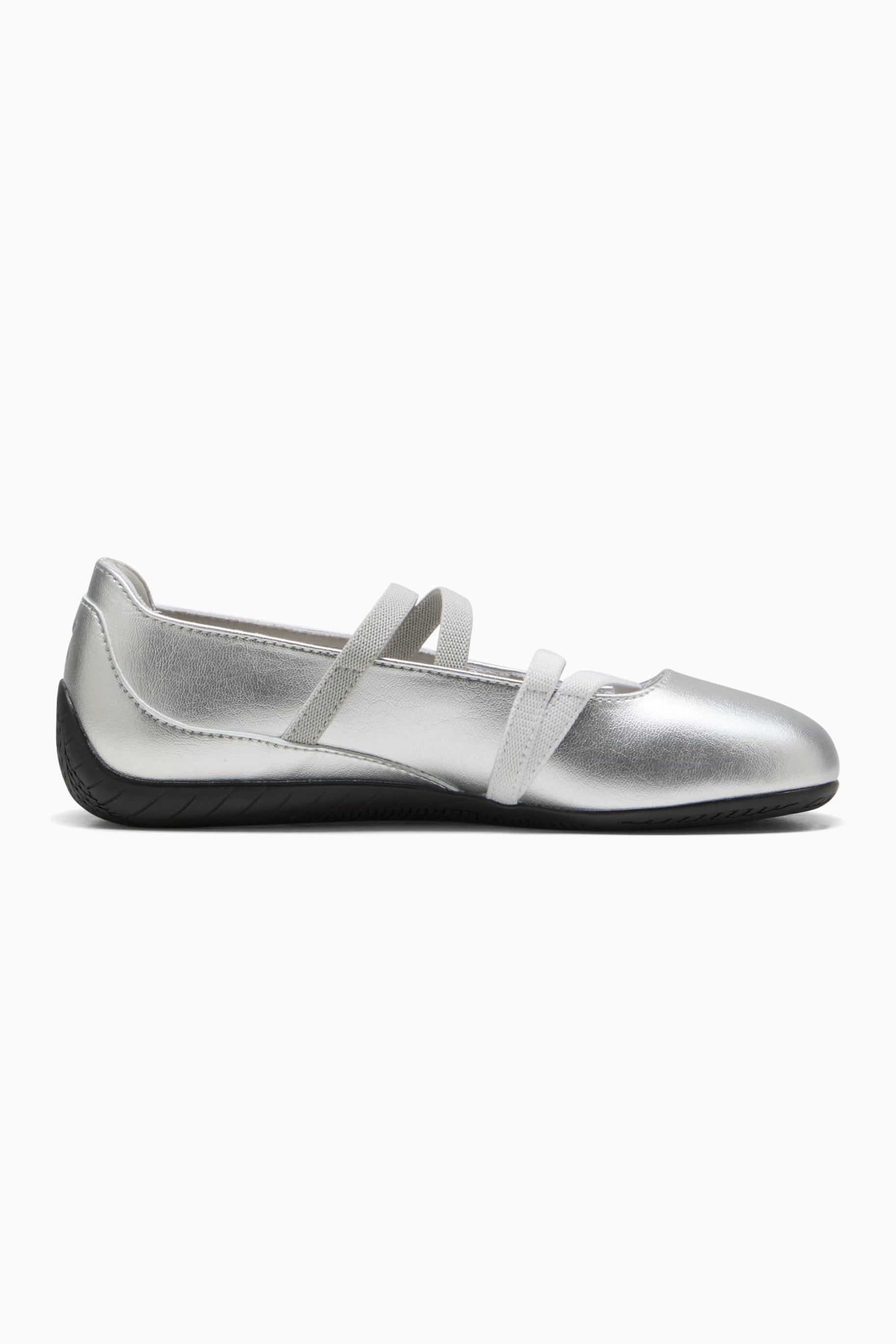 Speedcat Ballerina - Silver Metallic + White