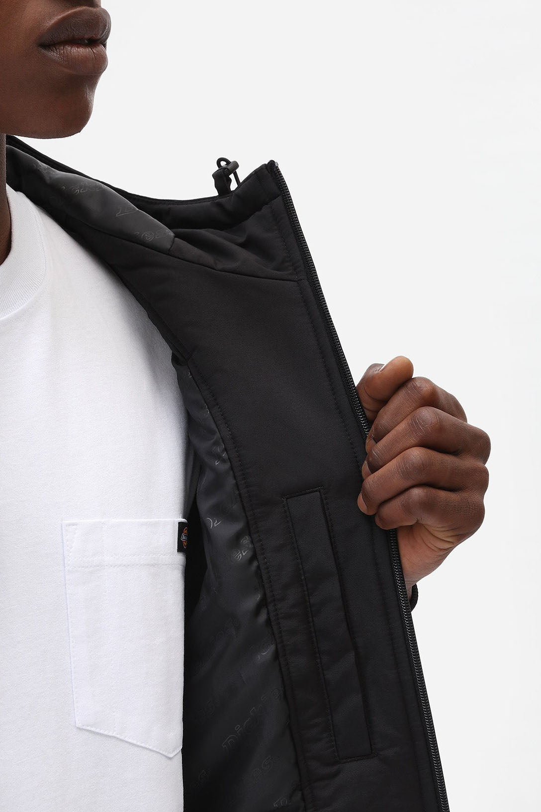 Wattierte Jacke - Black