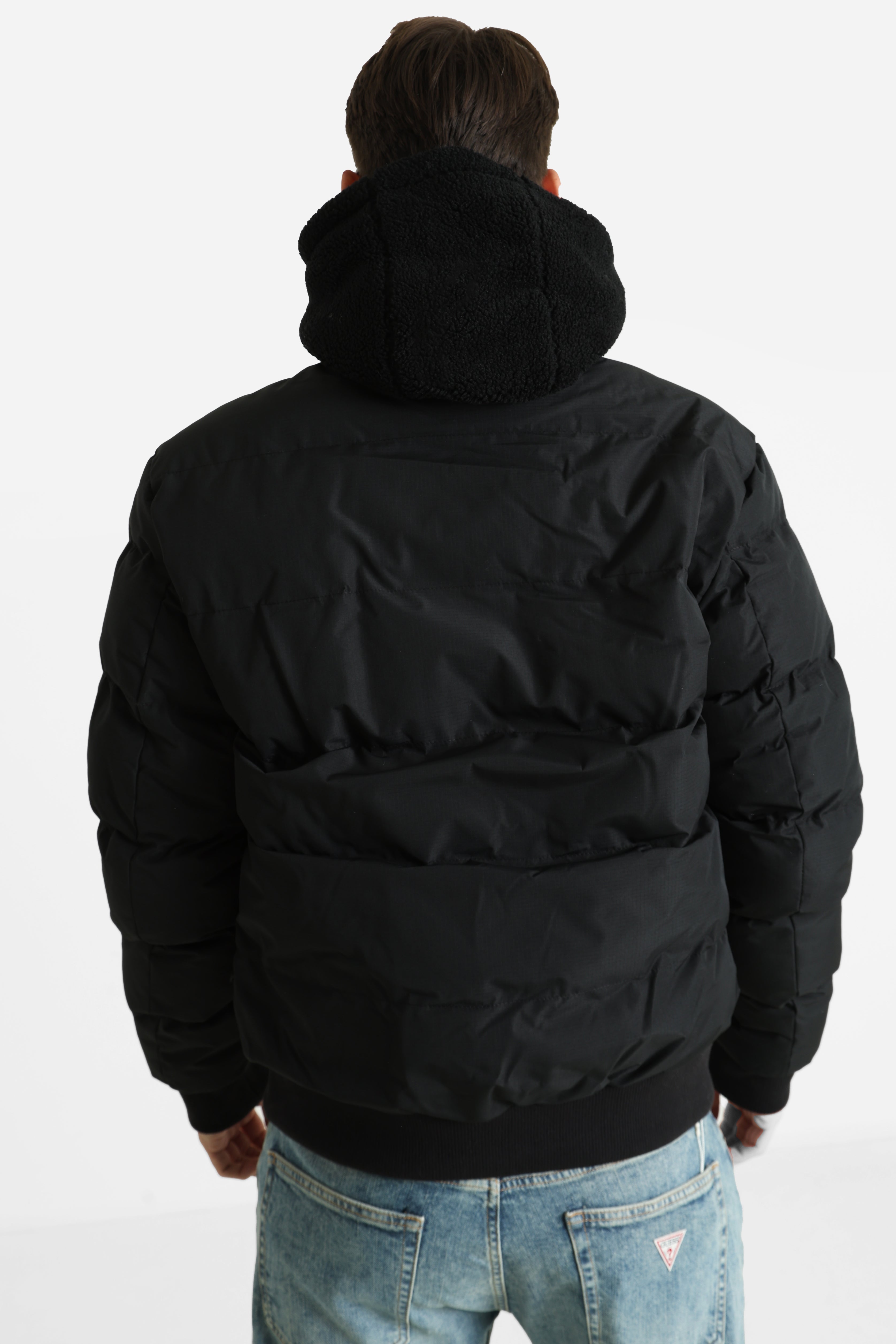 Puffer Bomberjacke - Black
