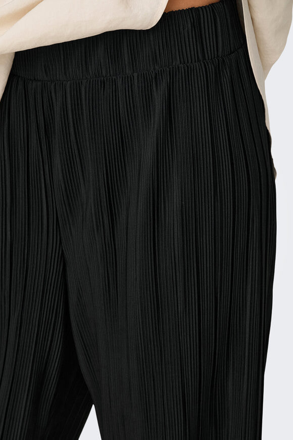 Ravenna Plissee Hose - Black