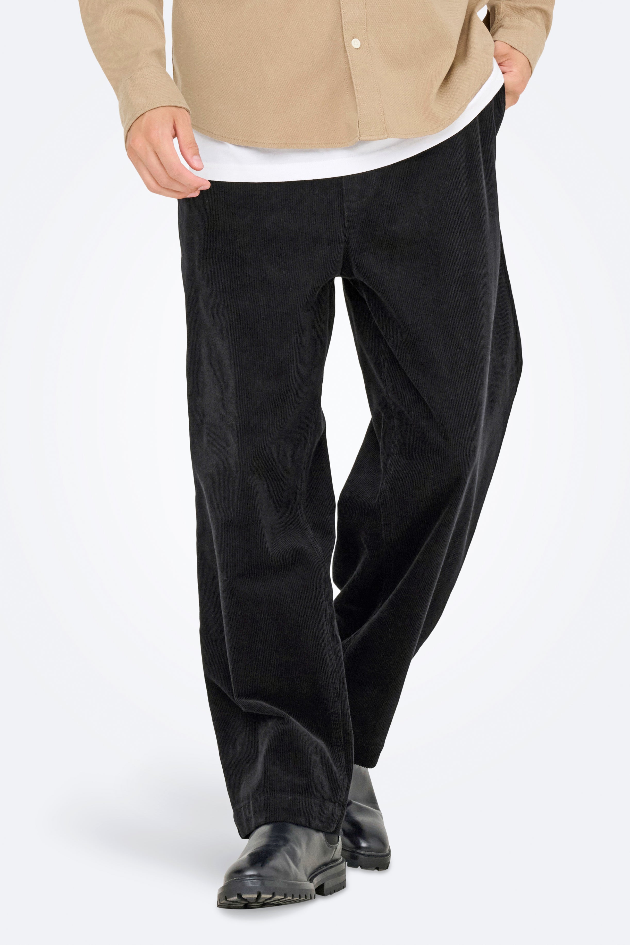 ONSFADE Cord Jogger Pant - Black