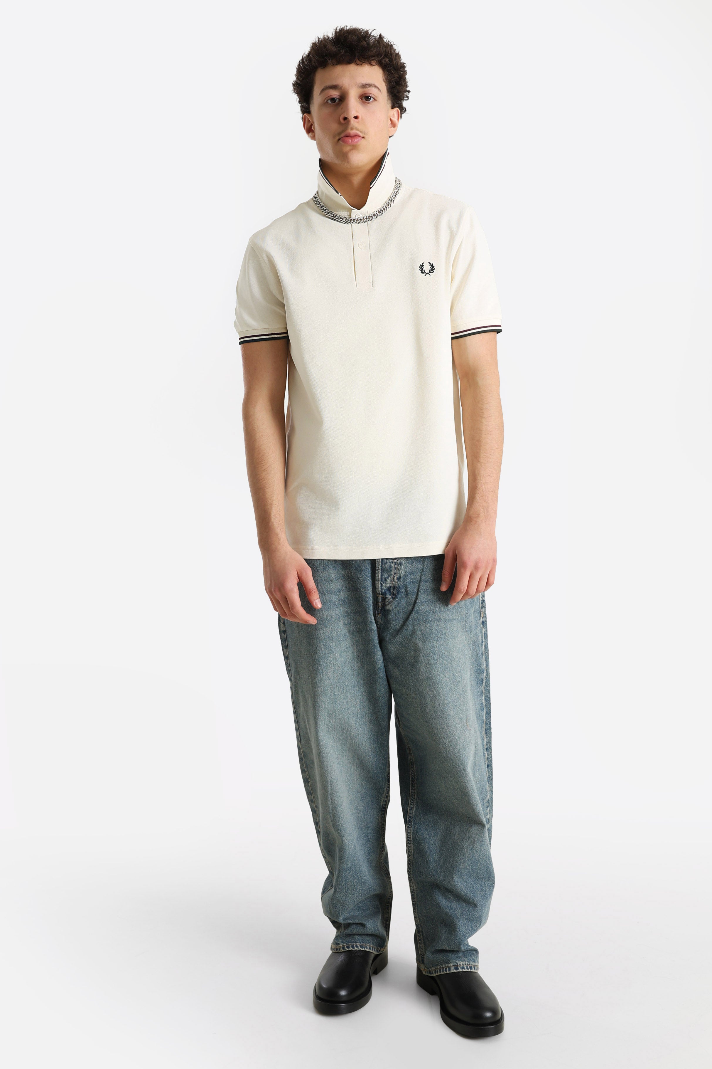 Twin Tipped Poloshirt - Offwhite