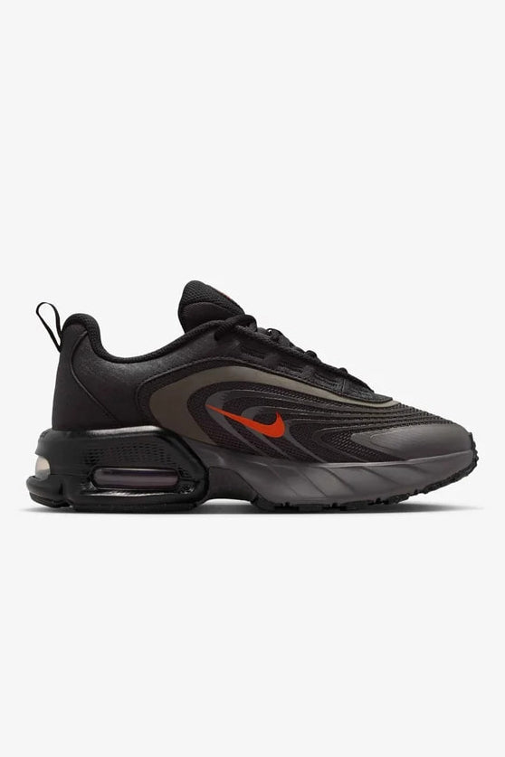 Air Max Fire Sneaker - Medium Ash + Team Orange + Black