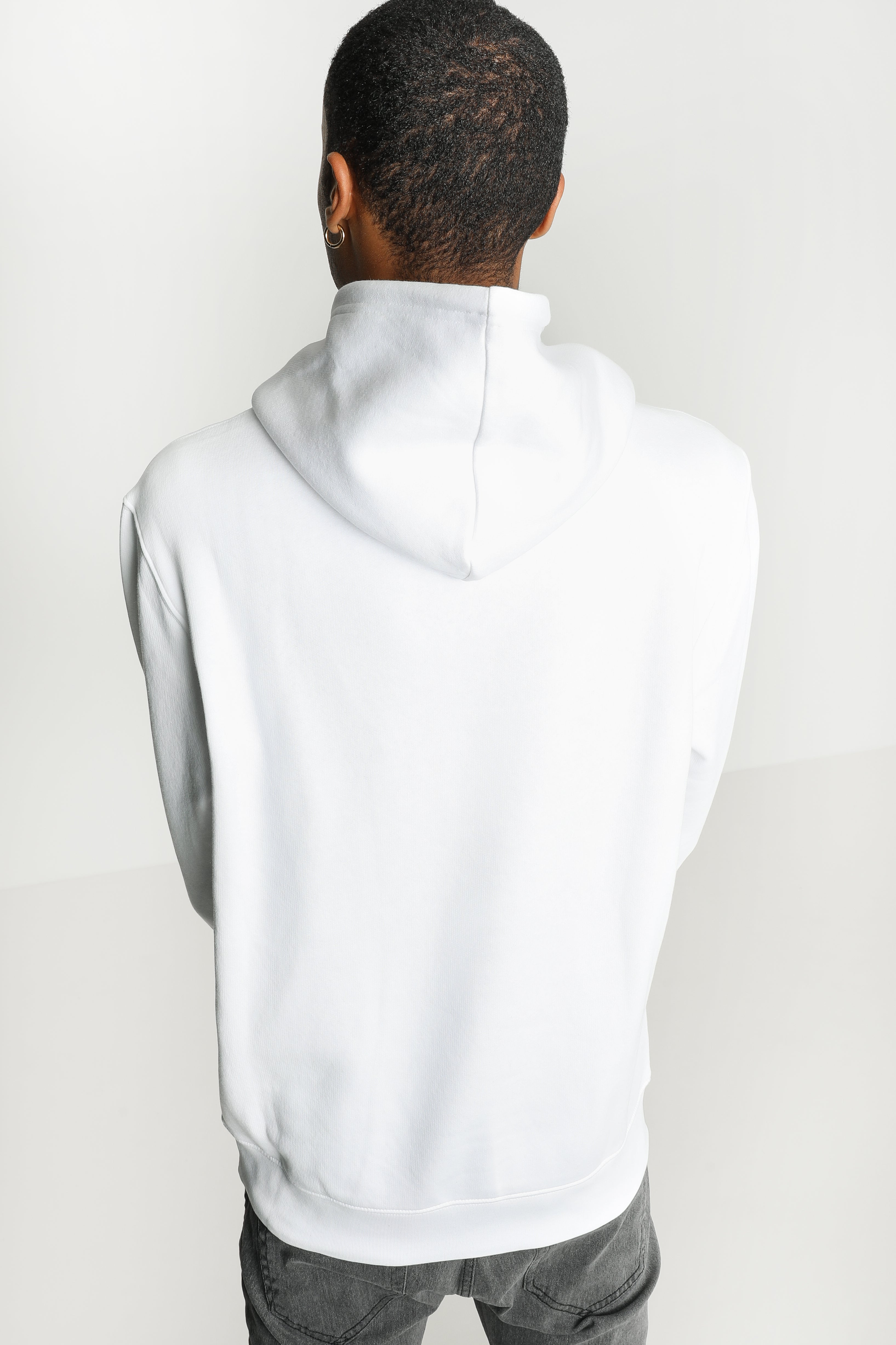 Kapuzensweatshirt - Weiss