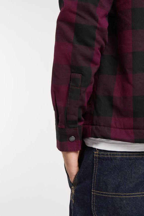 Sacramento Gefüttertes Overshirt - Maroon