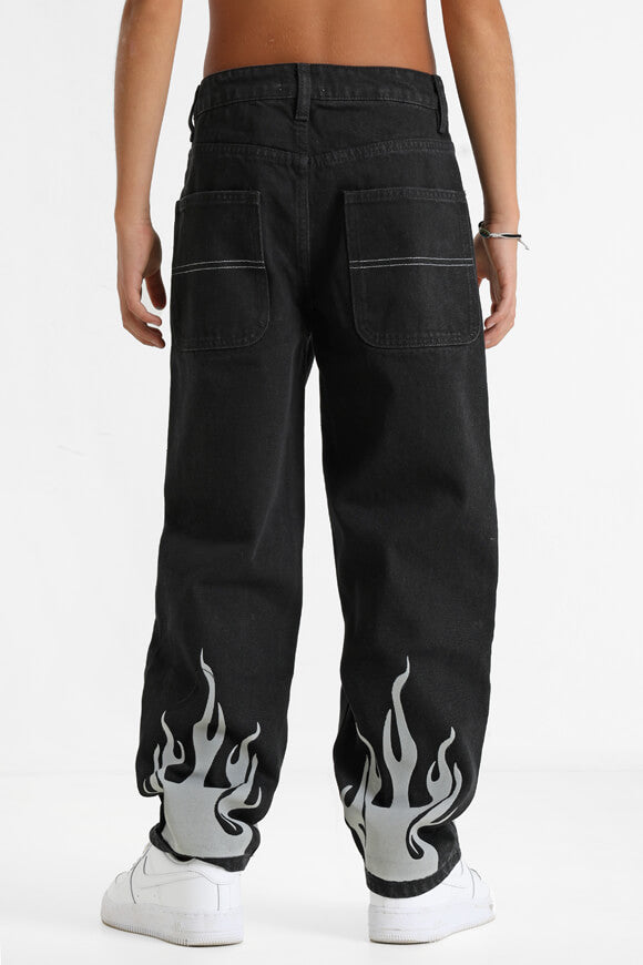 Loose Fit Jeans - Black