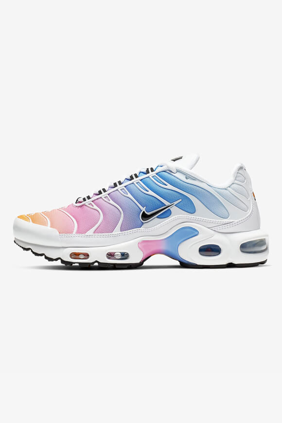 Air Max Plus Sneaker - White + Black + University Blue