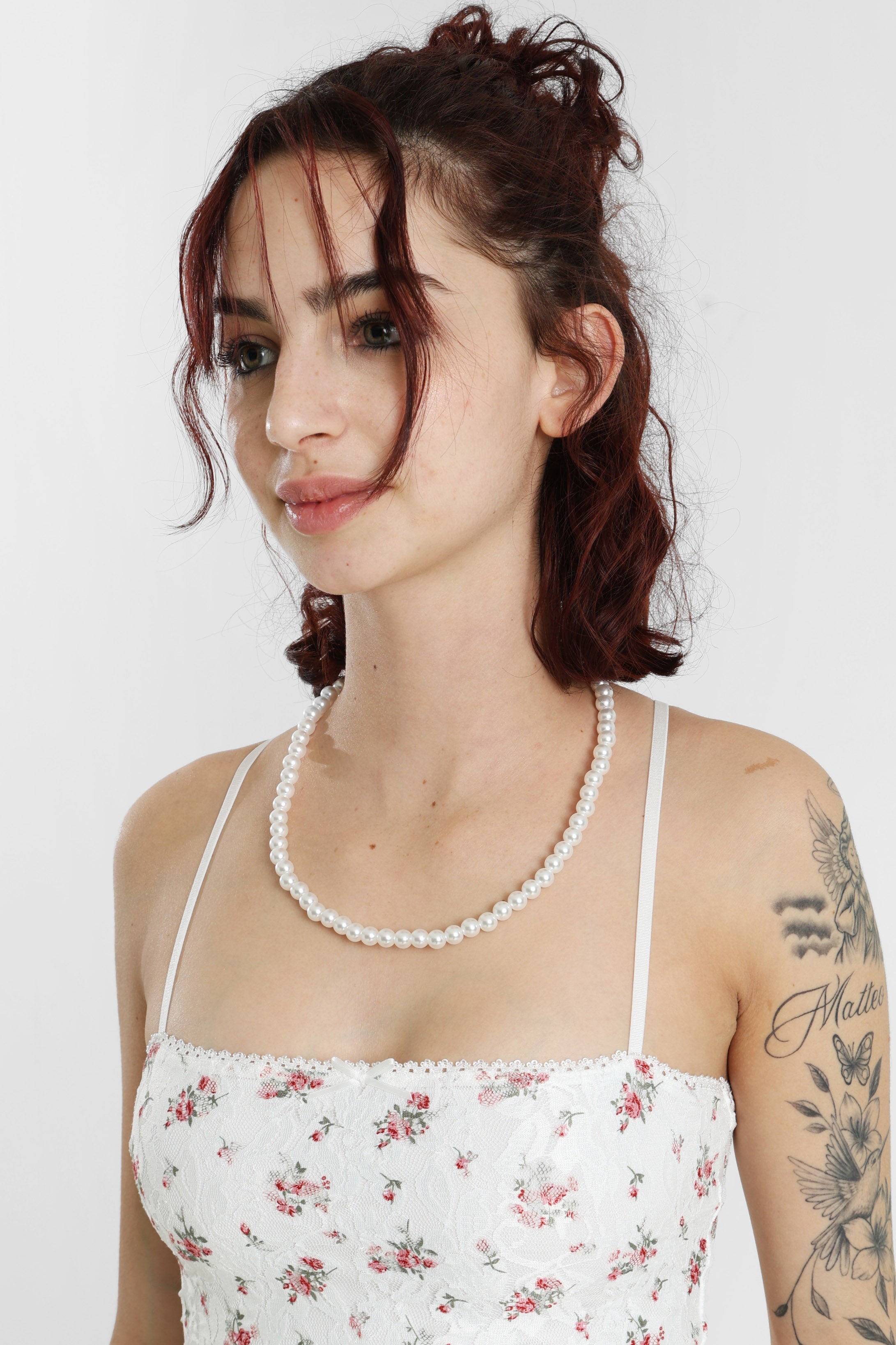 Crop Spitzentop - Offwhite