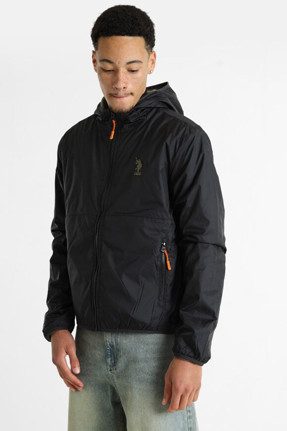 Leichte Wendejacke - Green + Black