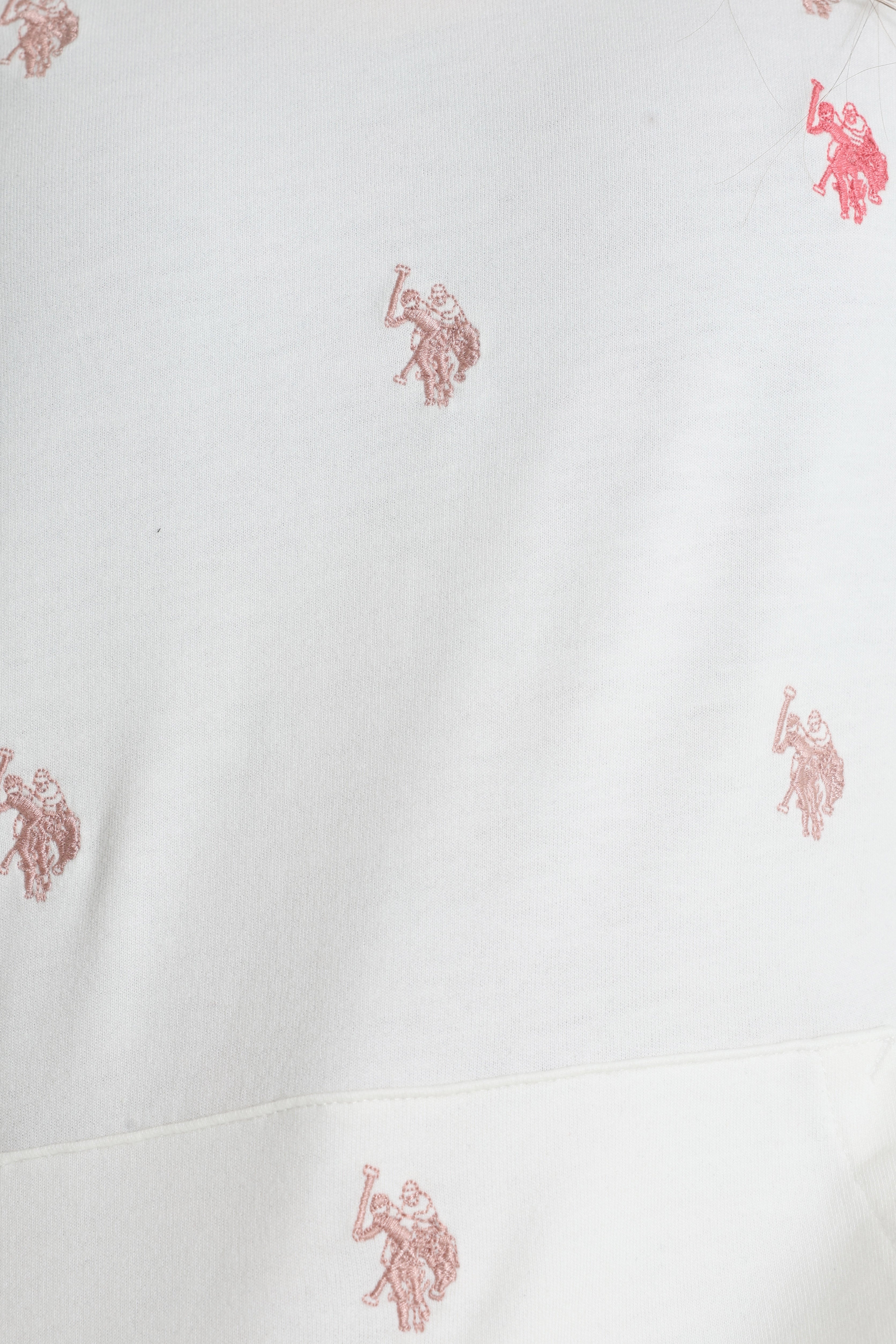 Oliv Kapuzensweatshirt - Offwhite