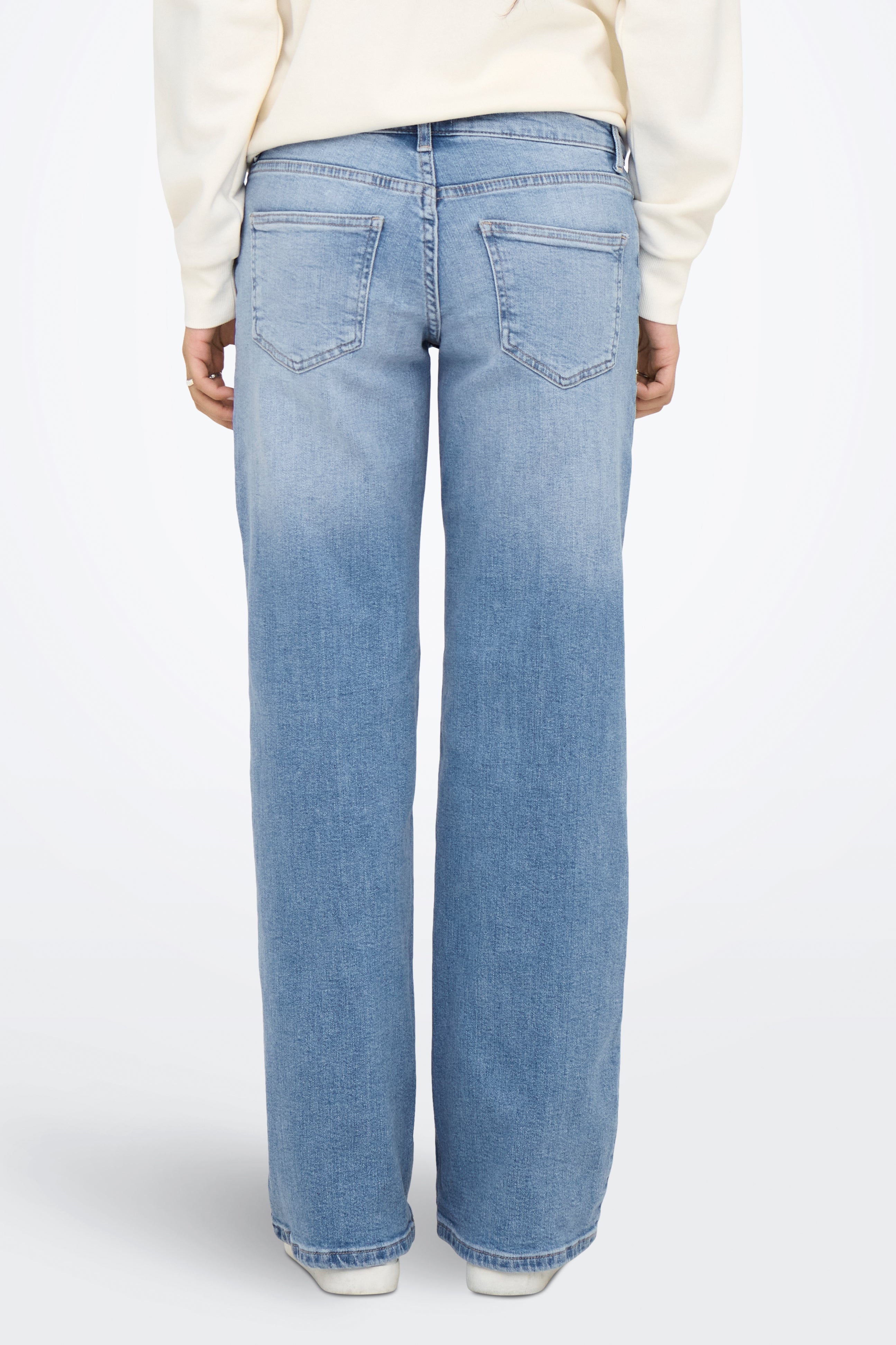 ONLJUDY-O Wide Leg Jeans - Light Blue Denim