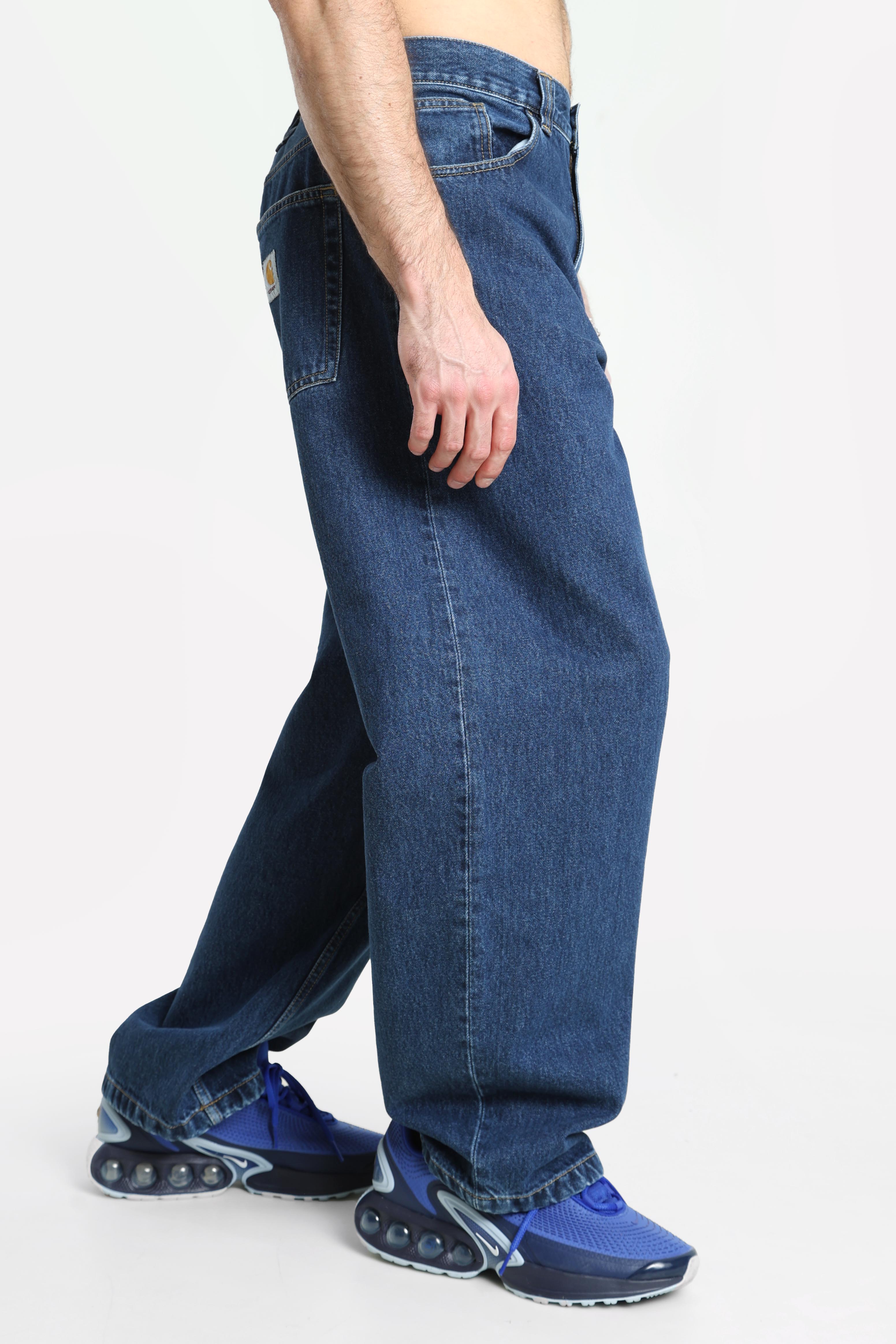 Brandon Loose Fit Jeans - Blue Stone Washed