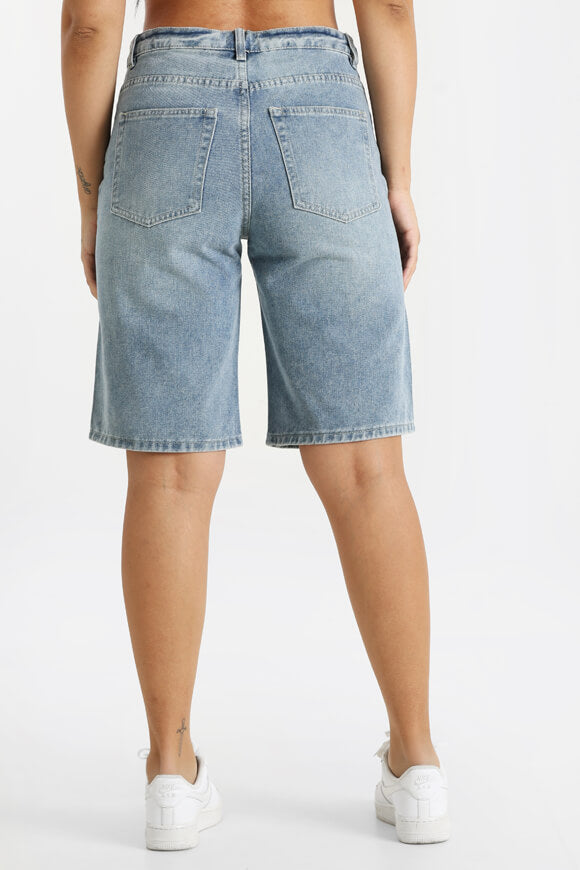 Jeansshorts - Medium Blau Denim