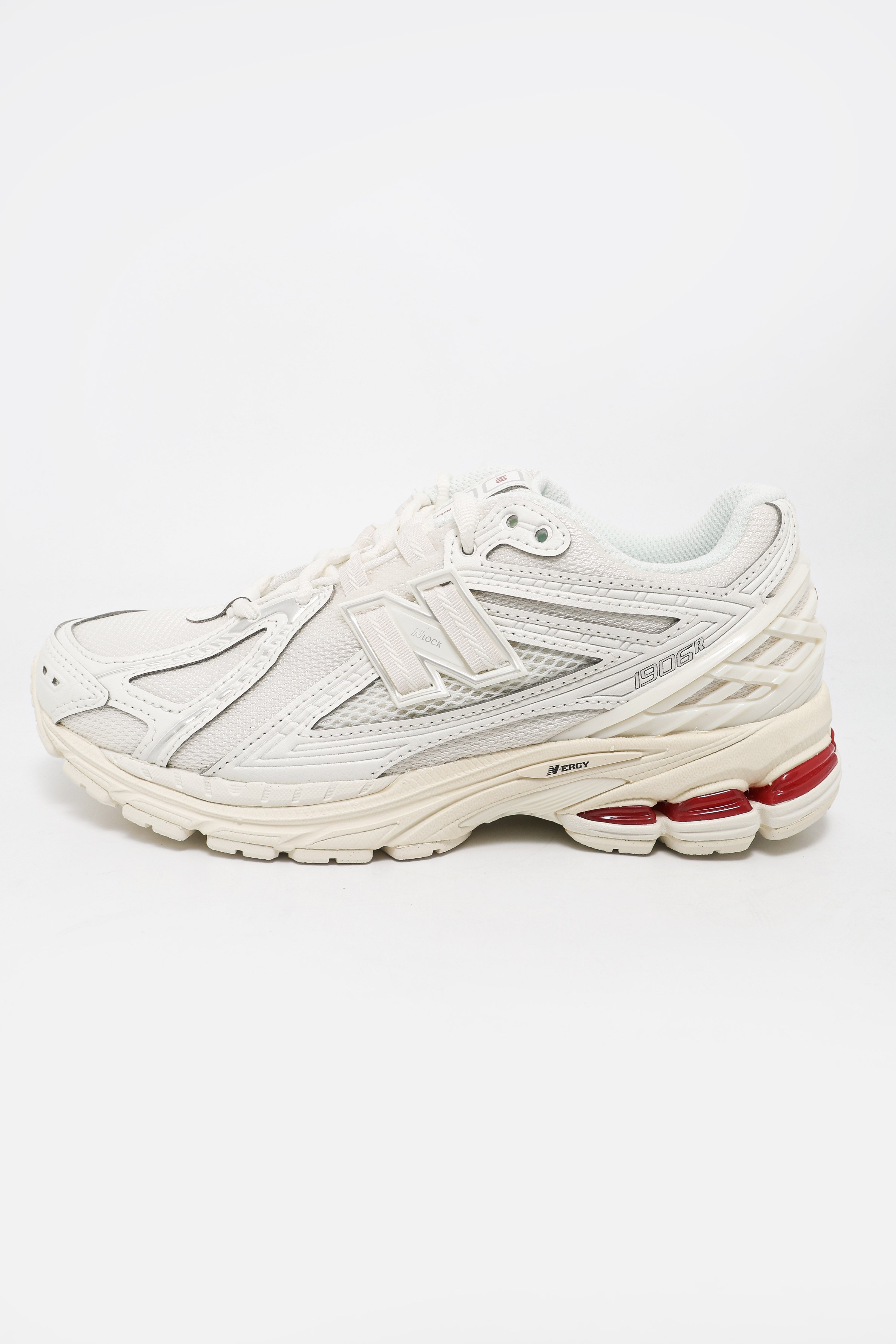U 1906R Sport Essentials Sneaker - Angora + Sea Salt + Shadow Red