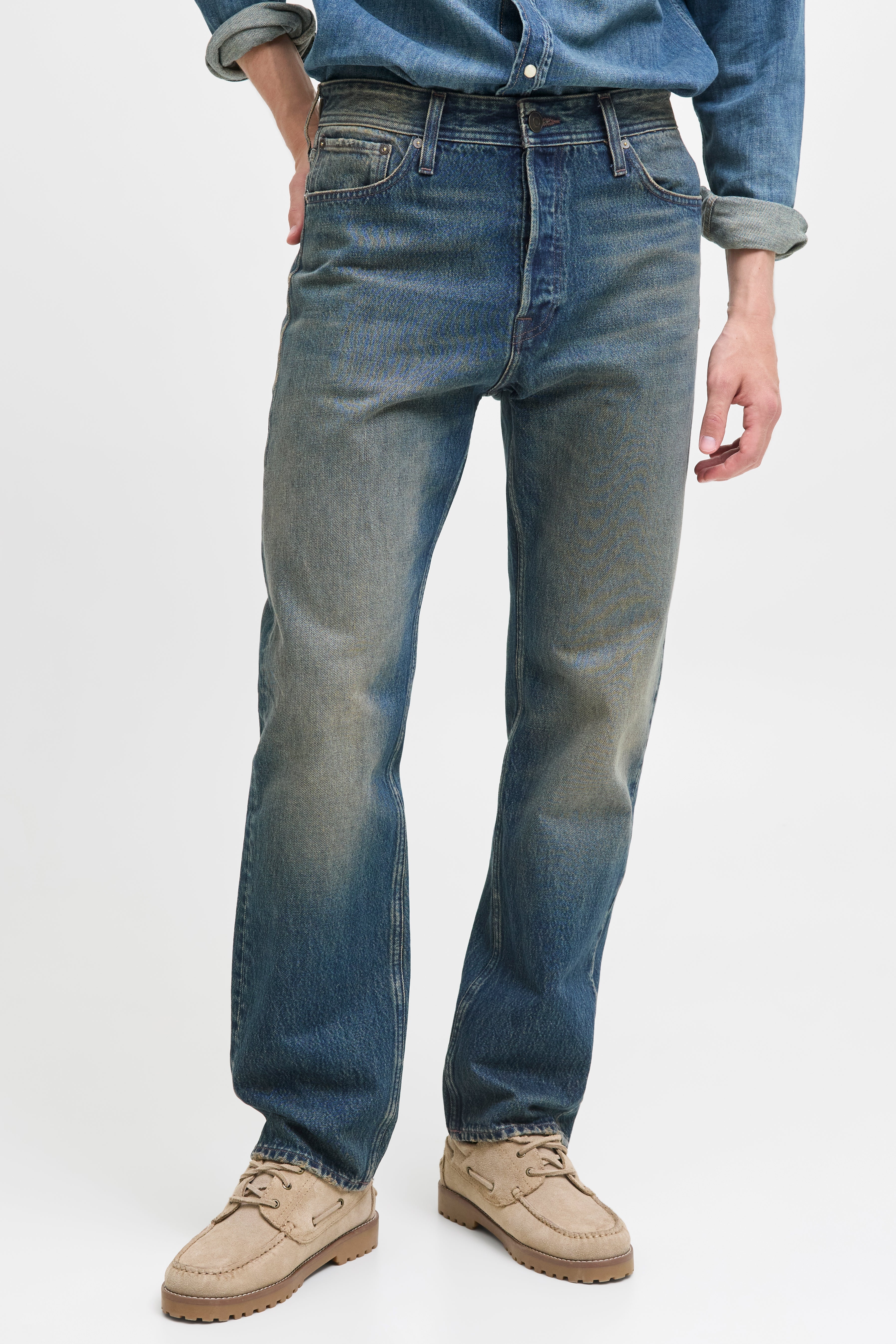 Chris Relaxed Fit Jeans L32 - Blue Used