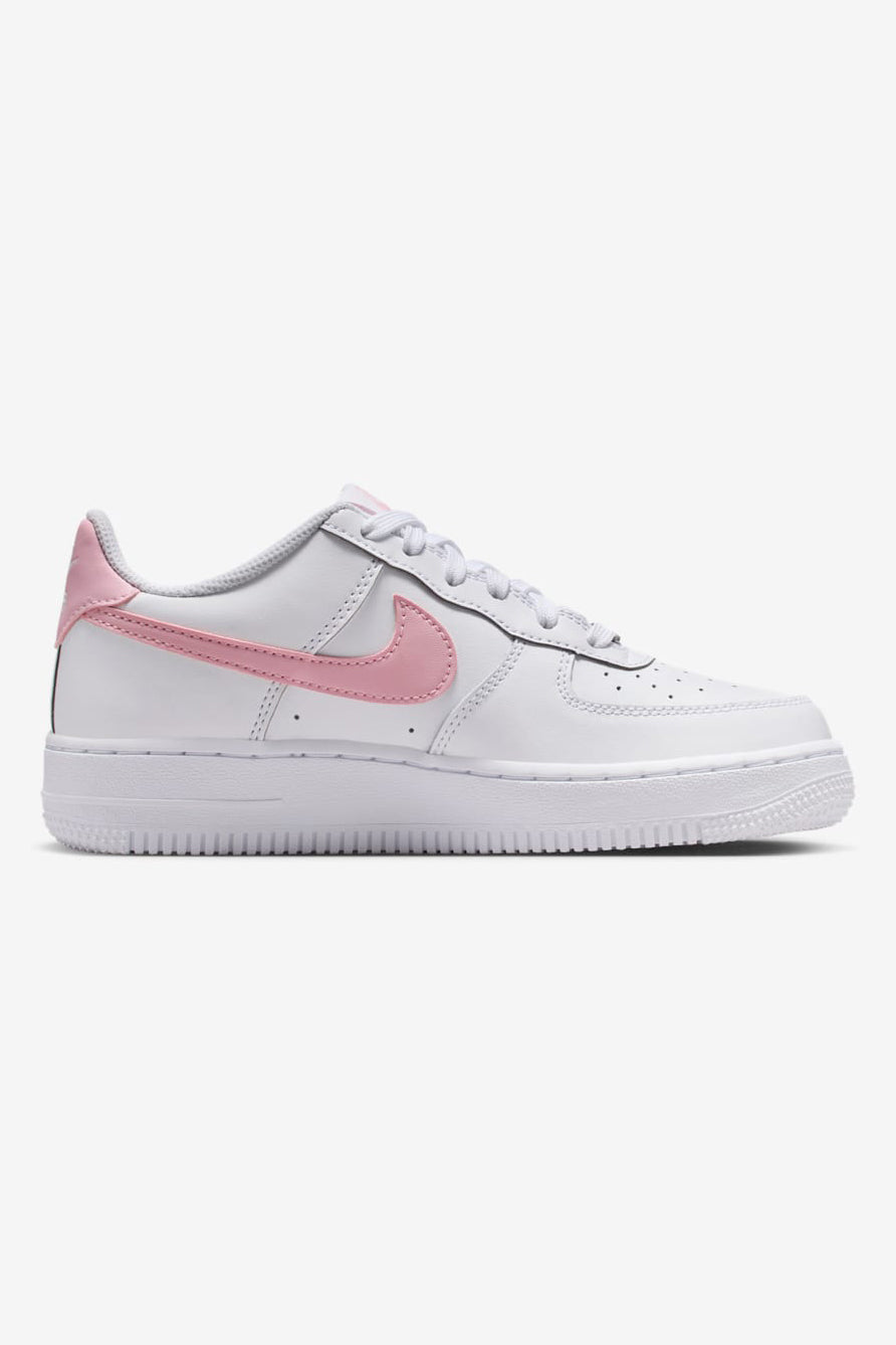 Air Force 1 Sneaker - White + Med Soft Pink