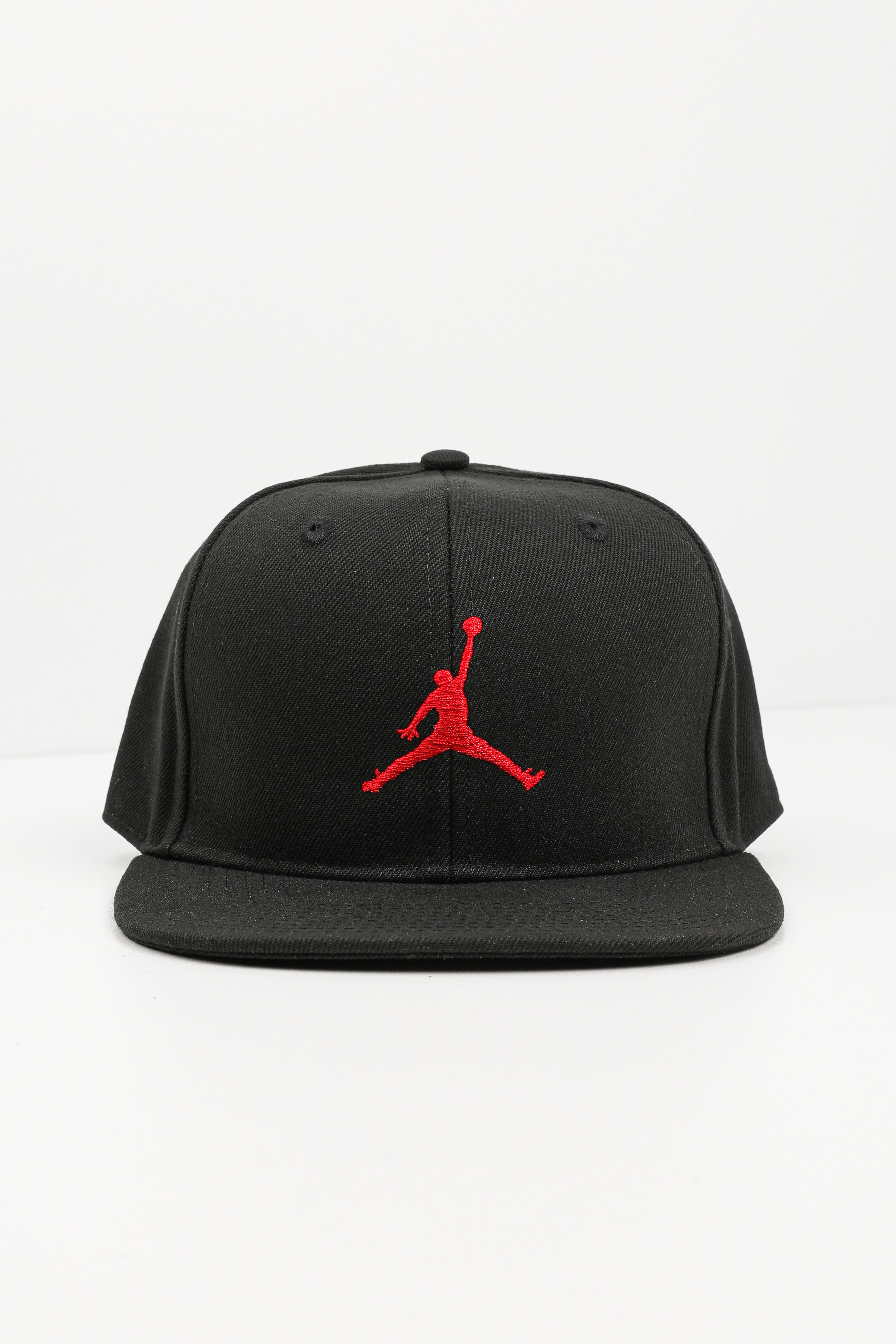 Snapback Cap - Black + Gym Red