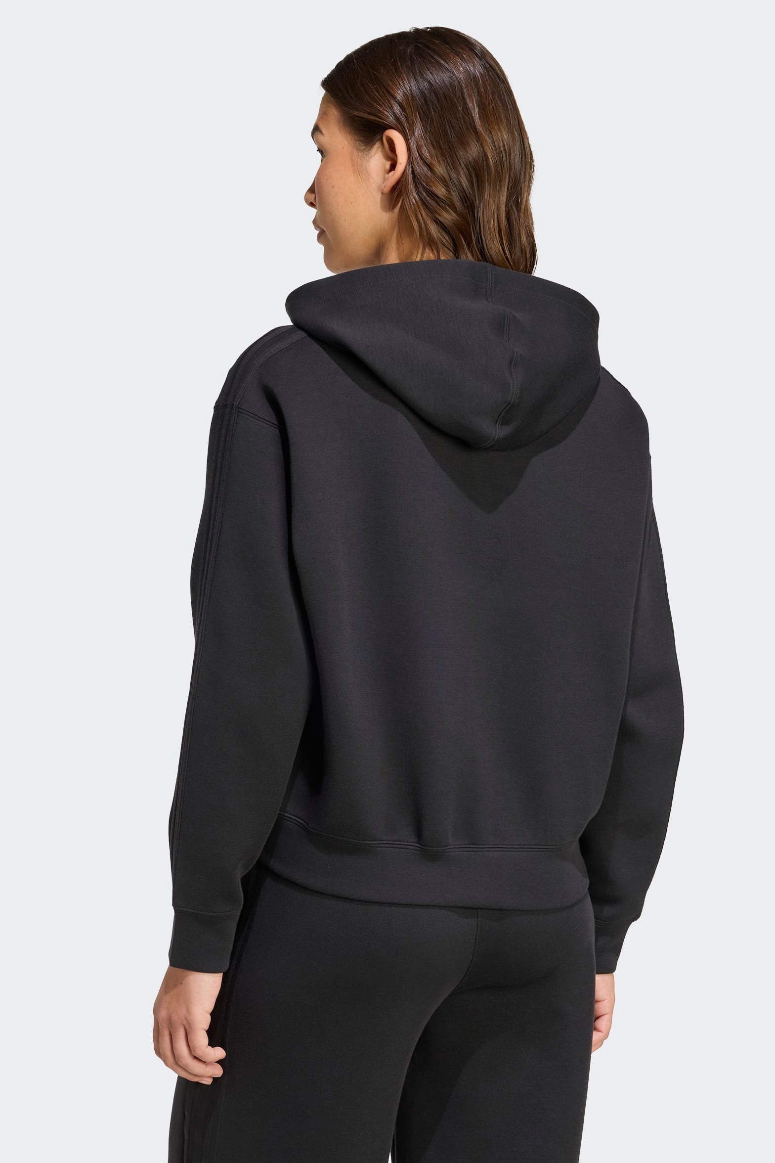 Kapuzensweatjacke - Black