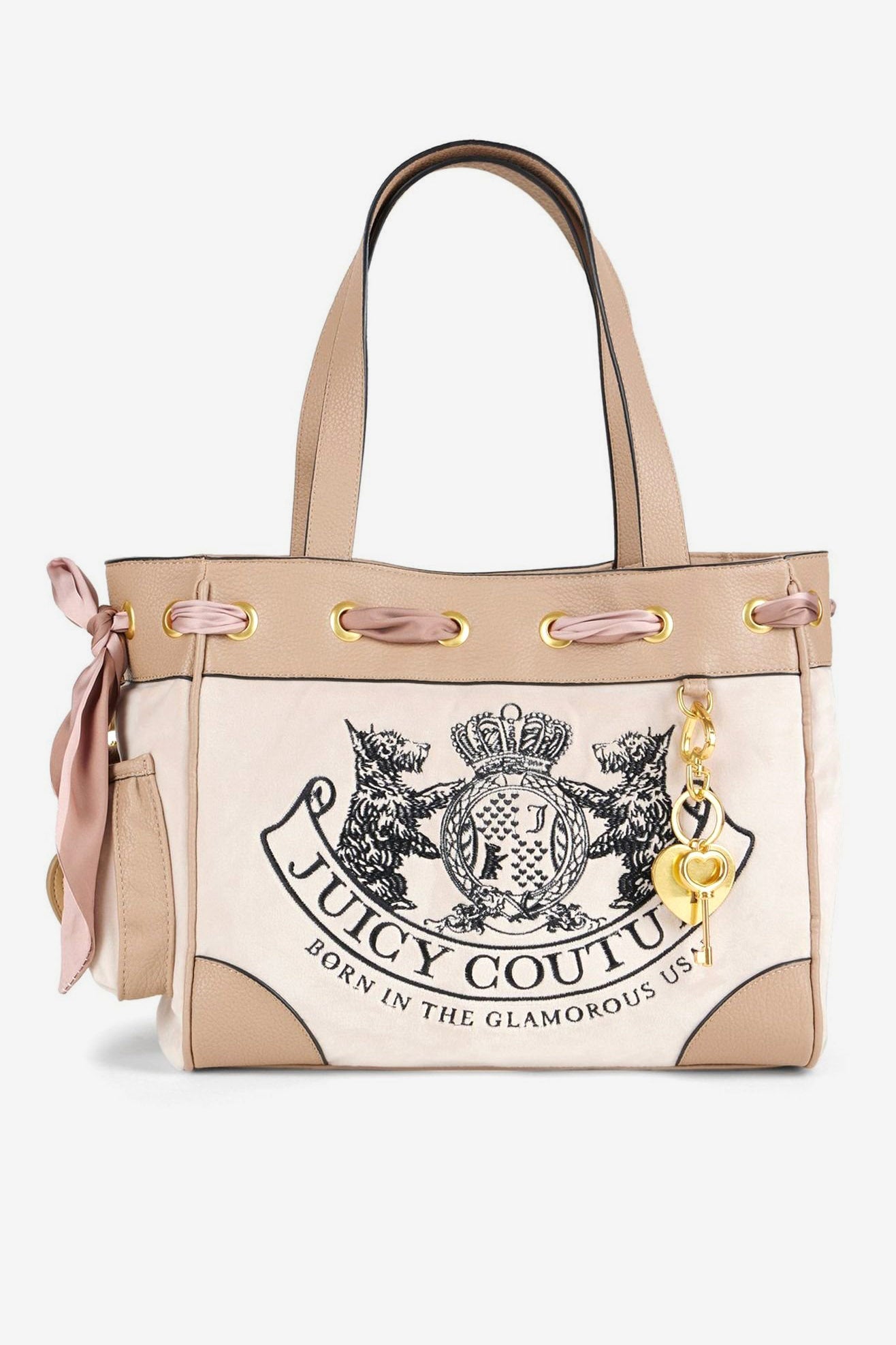 Daydreamer Samt Shopper - Dark Sand