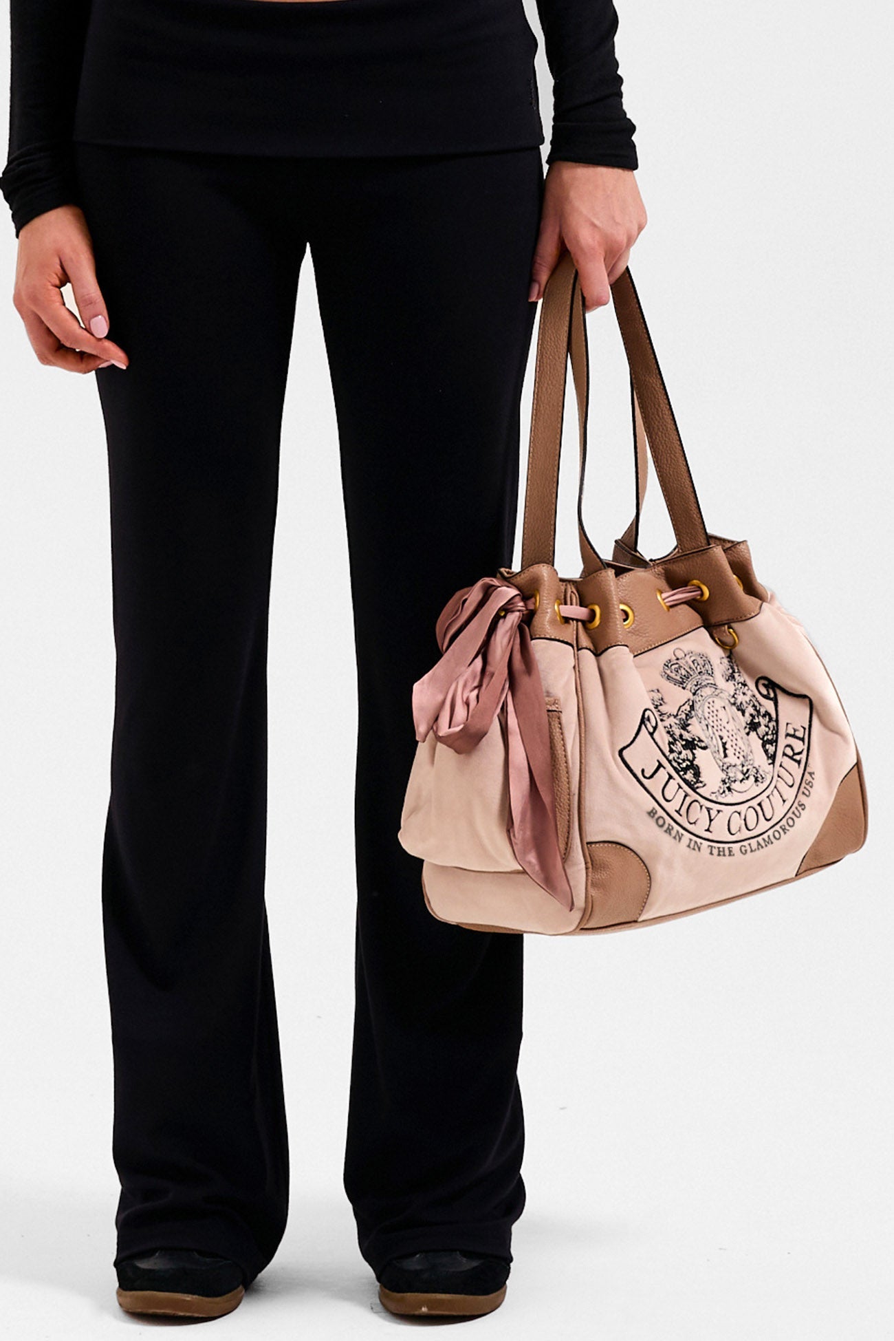 Daydreamer Samt Shopper - Dark Sand