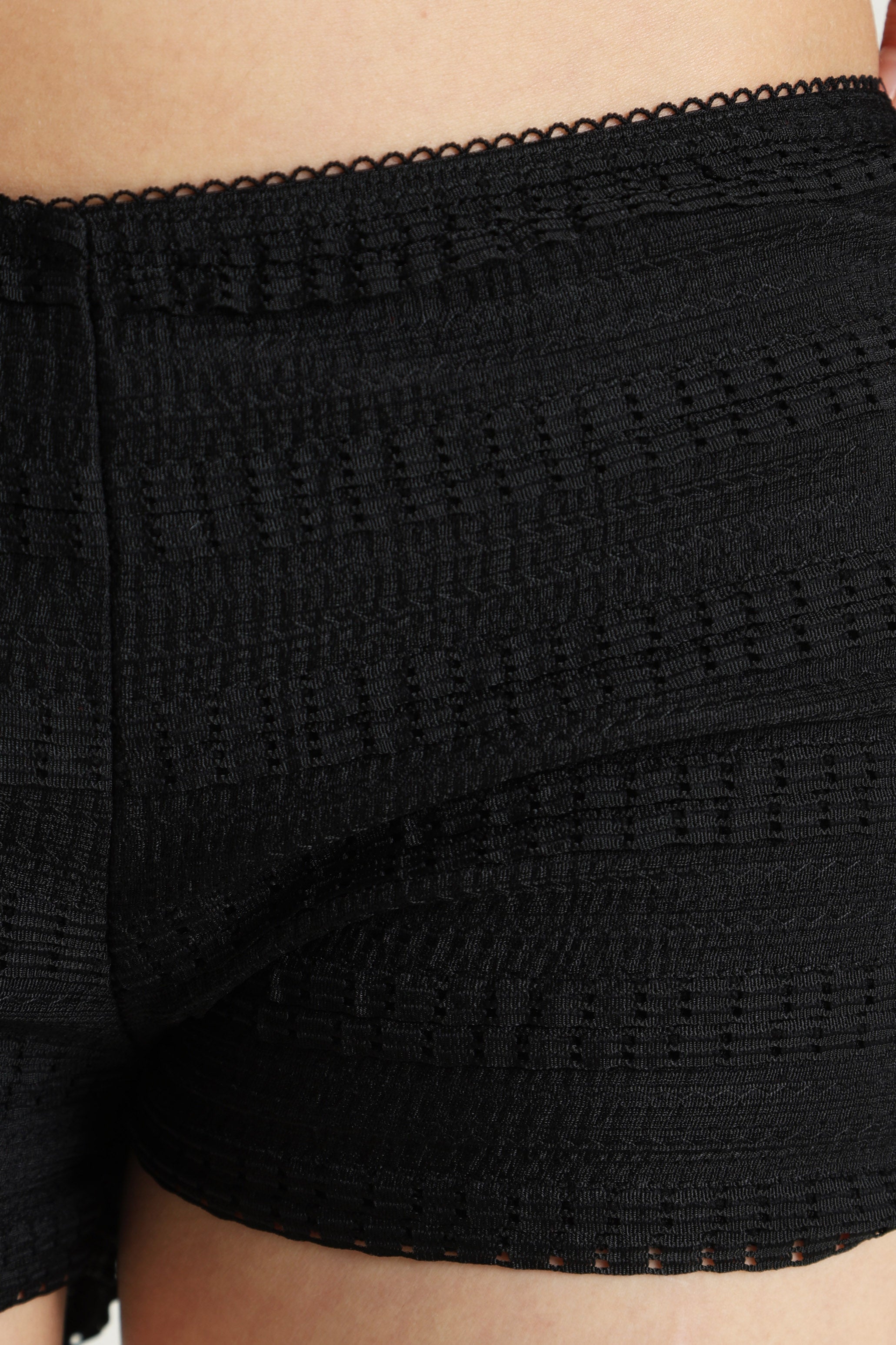 Spitzenshorts - Black