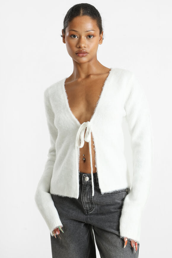 Strickjacke - Offwhite