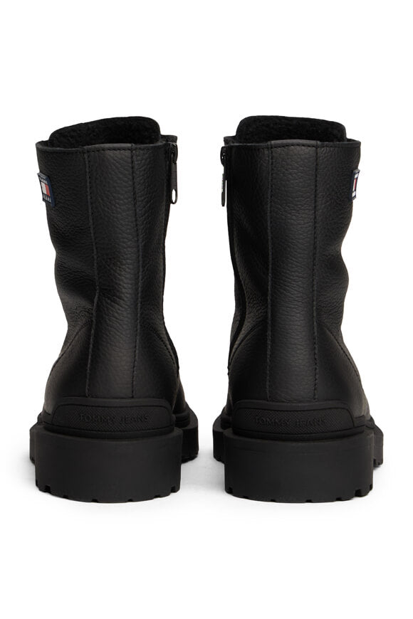 Gefütterte Winterstiefel - Black