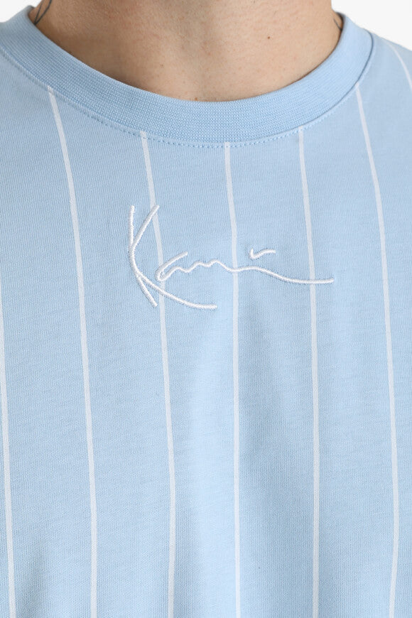 T-Shirt - Light Blue + White