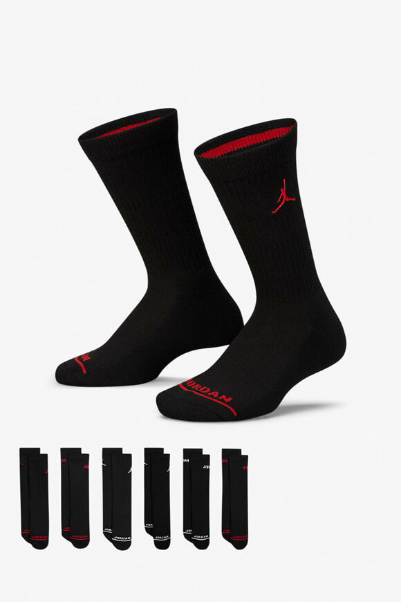 Sechserpack Socken - Schwarz