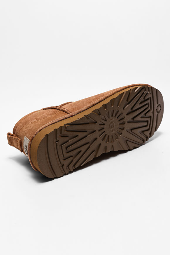 Classic Ultra Mini gefütterte Stiefelette - Chestnut