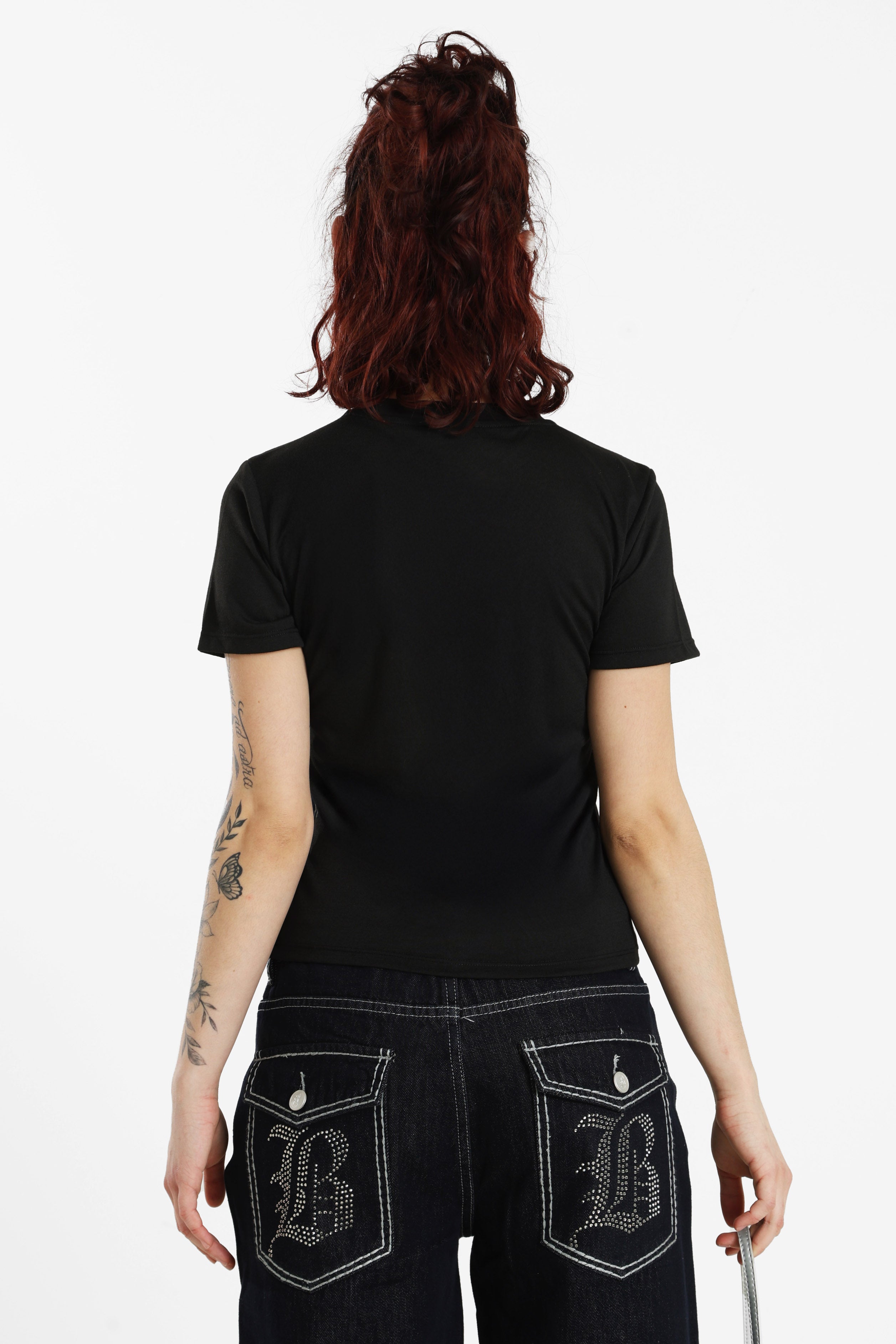 T-Shirt - Schwarz + Blau