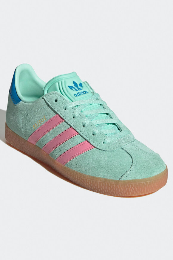 Gazelle Sneaker - Clear Mint + Bliss Pink + Bright Blue