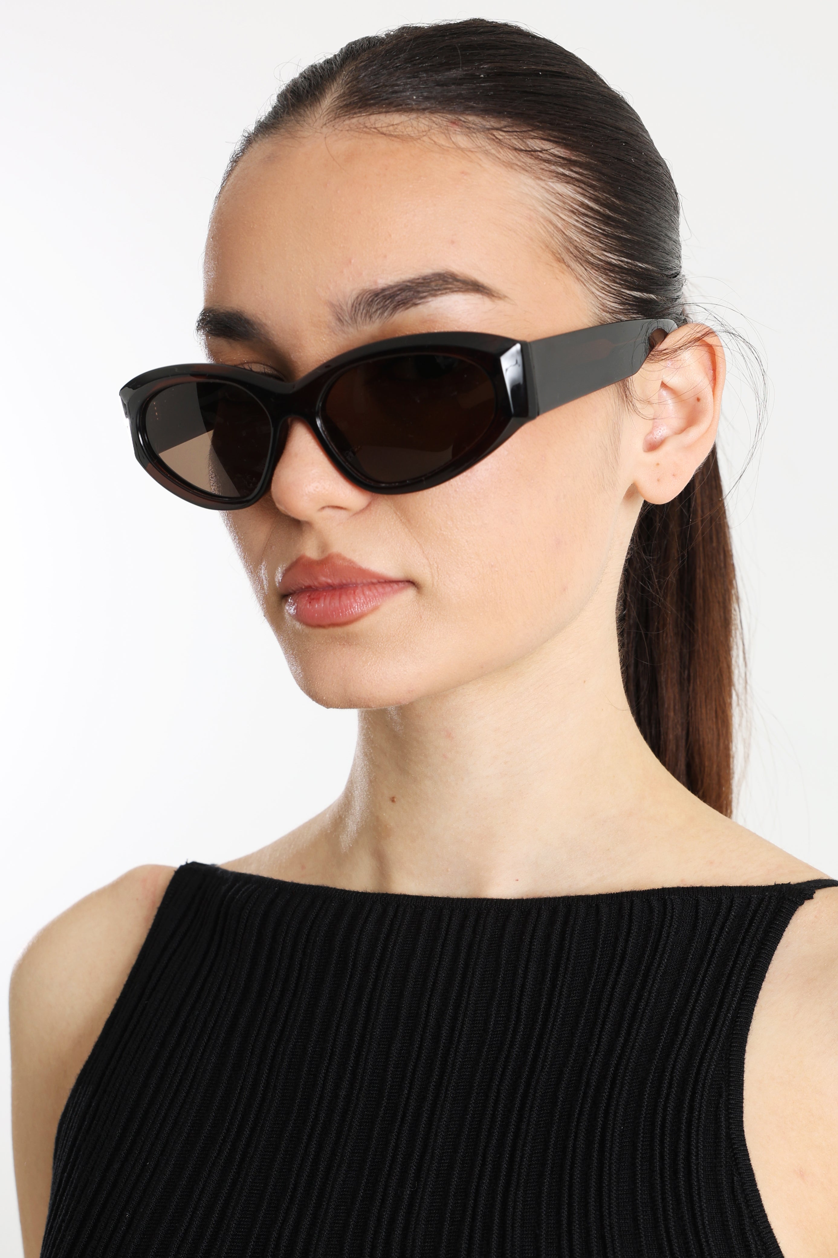 Crop Stricktop - Schwarz