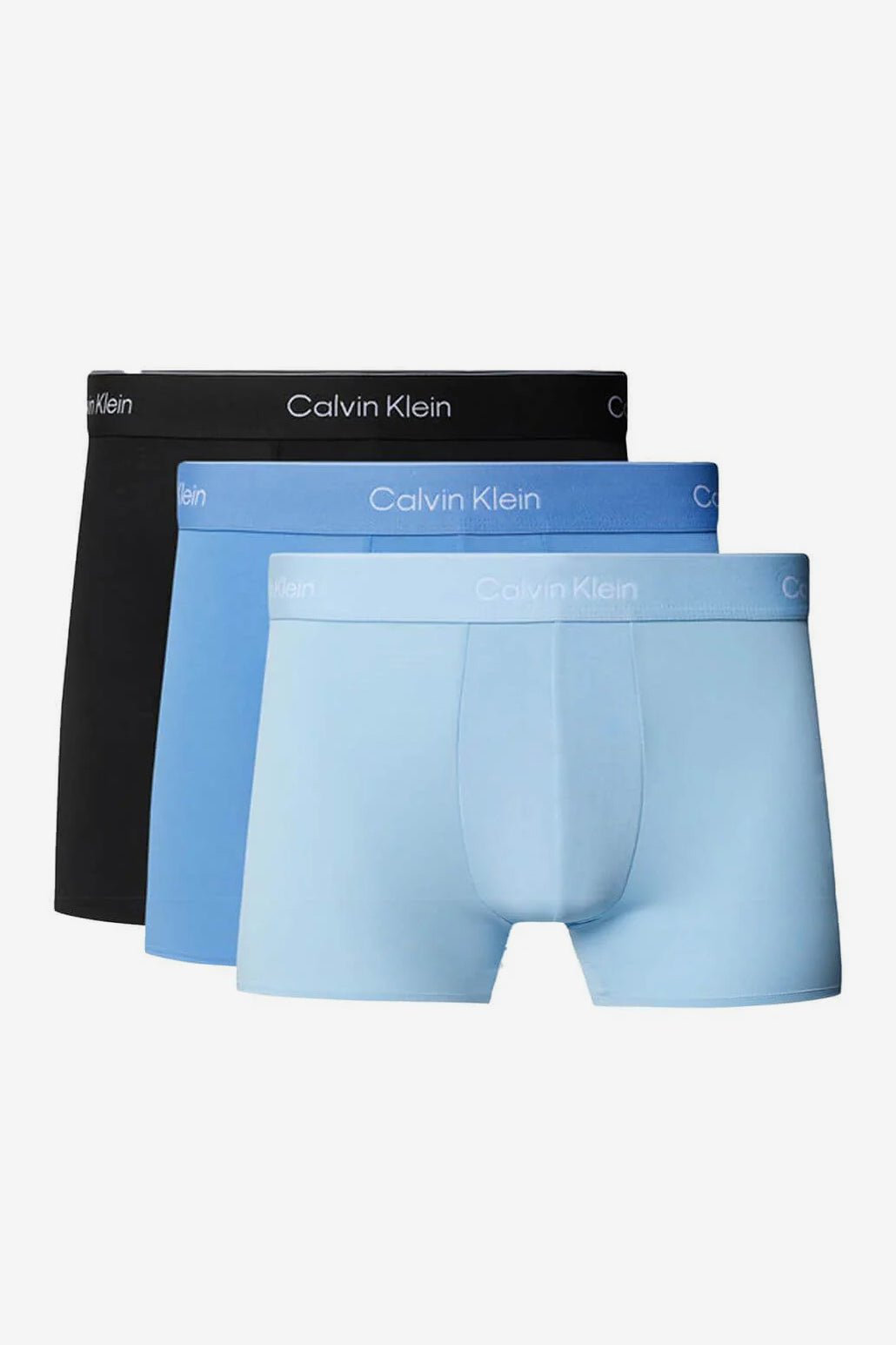 Dreierpack Boxershorts - Black + Glacier + Blue Bell