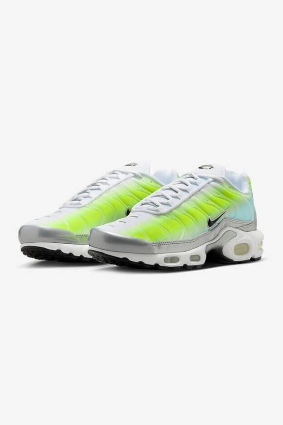 Air Max Plus Sneaker - White + Black + Cyber + Glacier Blue