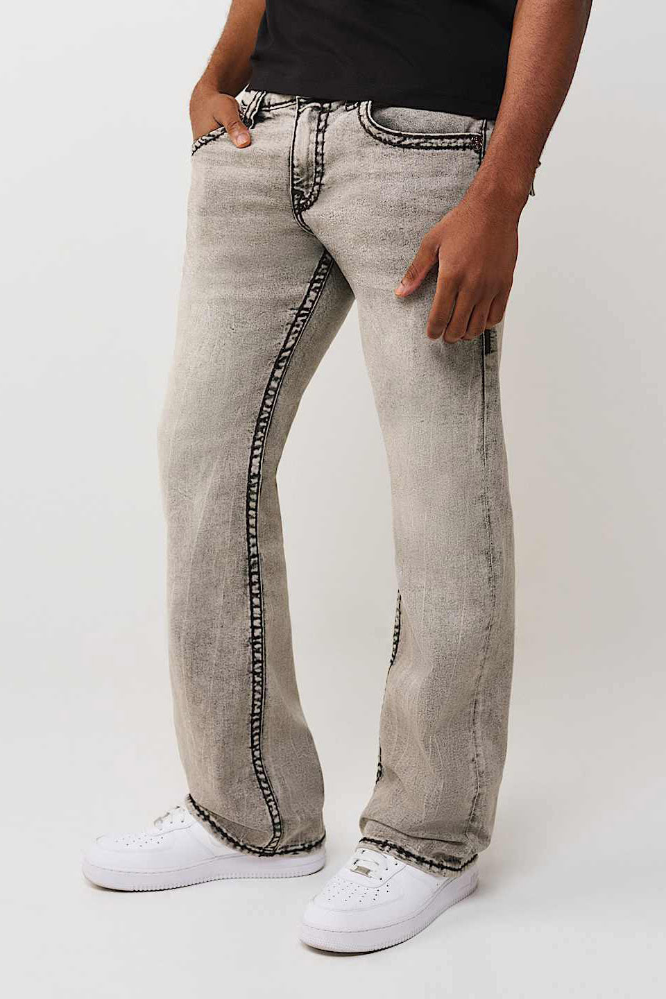 Billy Bootcut Jeans - Grey Washed