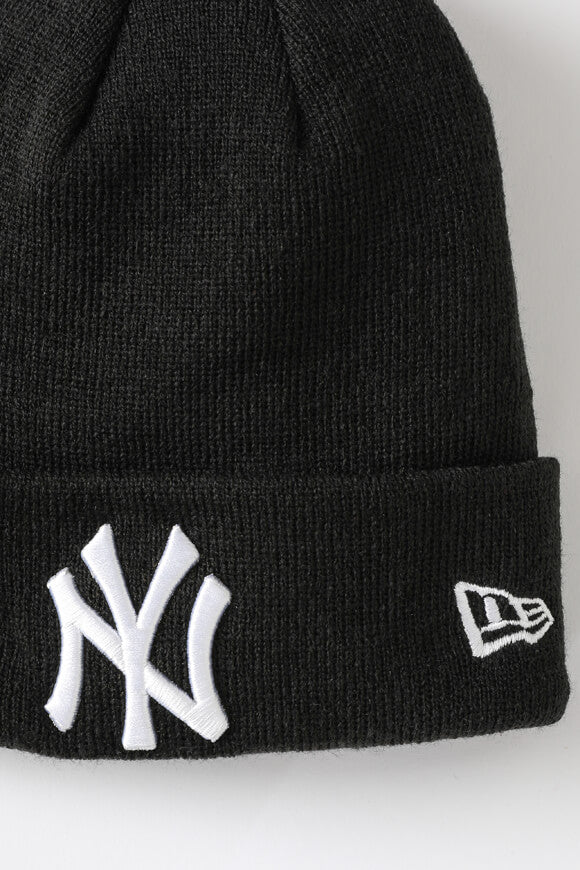 Beanie - Schwarz + Weiss