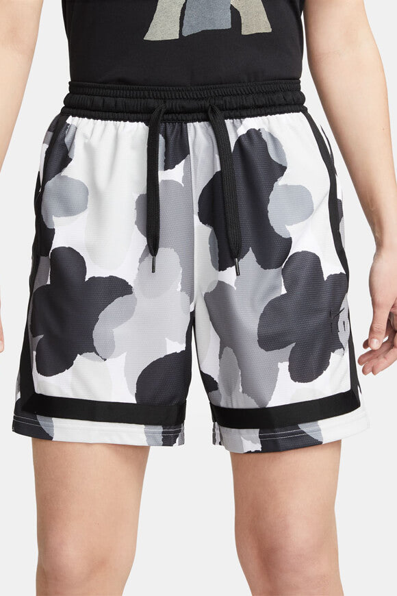 Mesh Shorts - Grau + Schwarz + Weiss