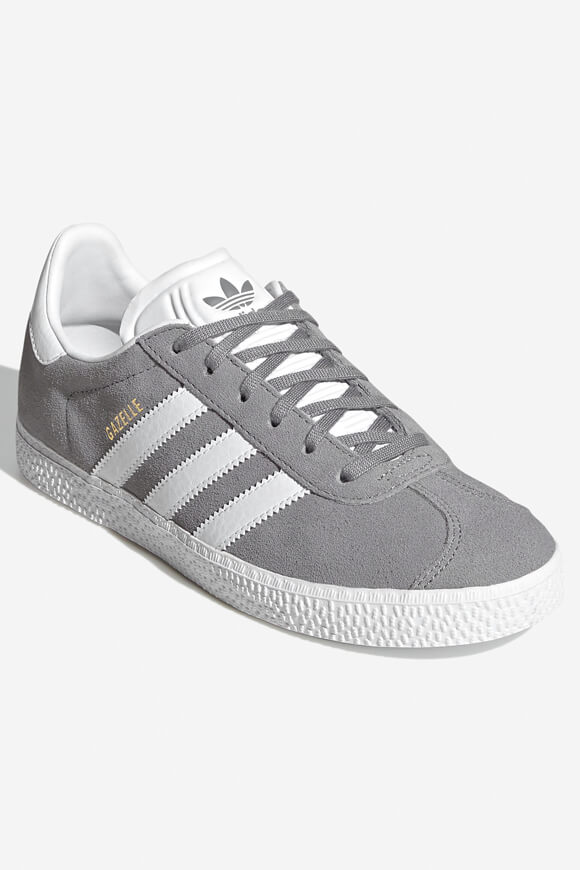 Gazelle Sneaker - Grey Three + Footwear White + Gold Metallic