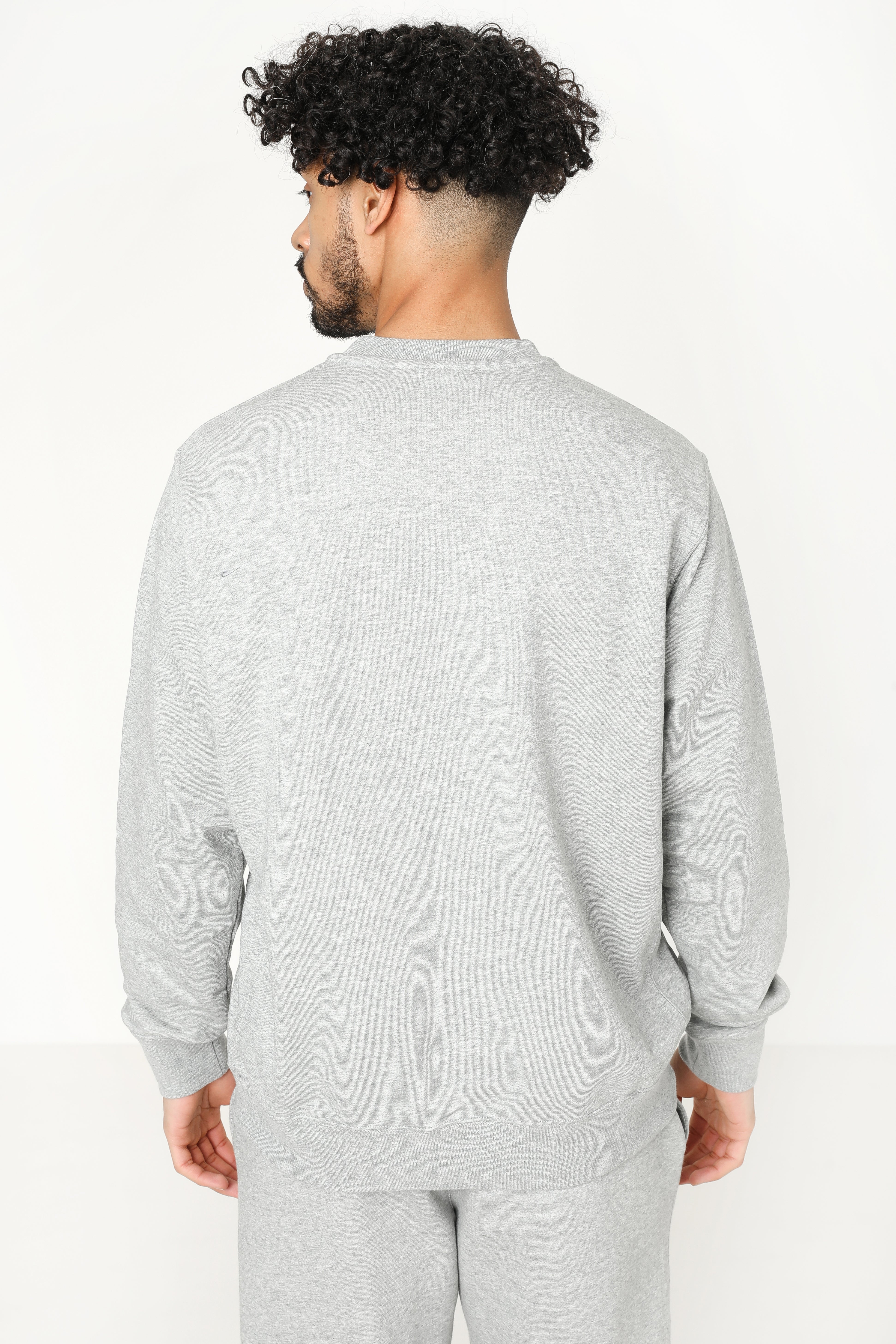 Sweatshirt - Grau meliert