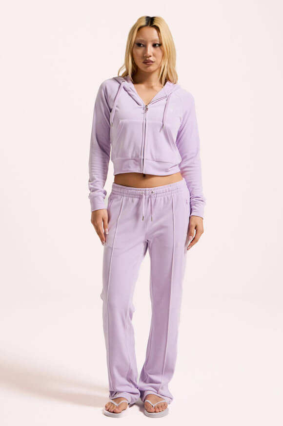 Madison Samt Crop Jacke - Pastel Lilac