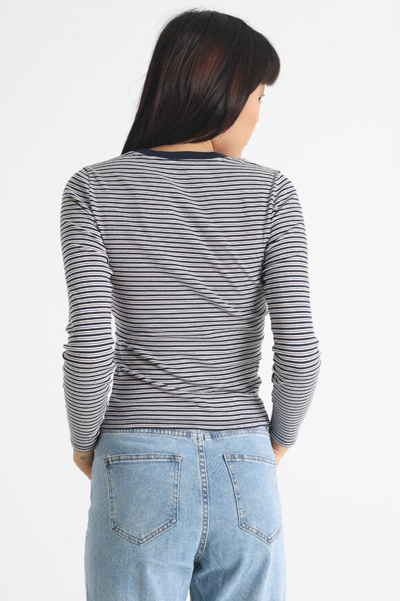 Essential Langarmshirt - Navy Blazer