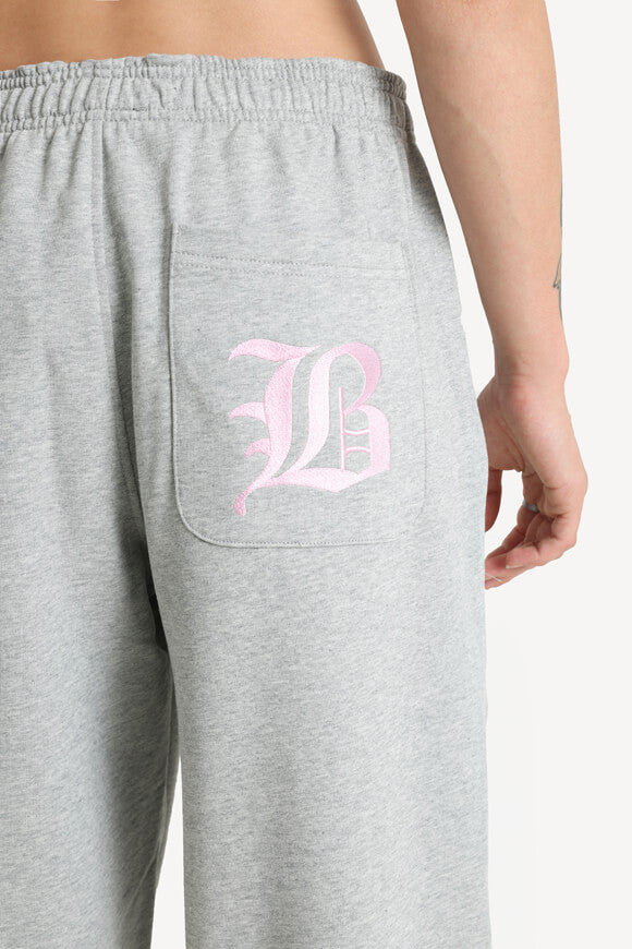 Wide Leg Sweathose - Grau