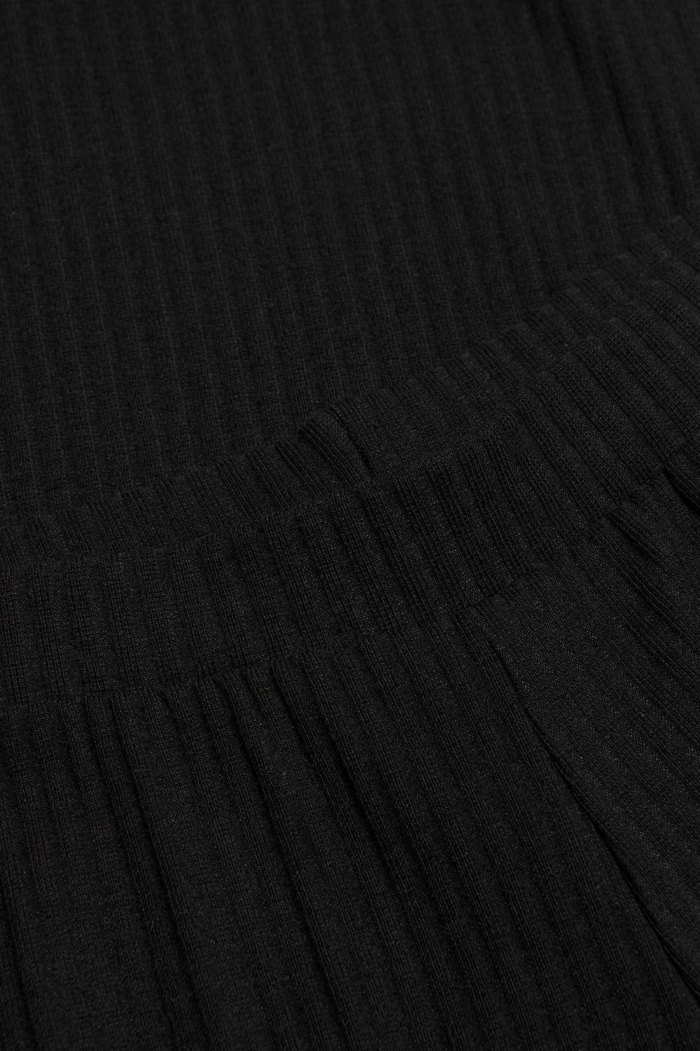 Nella strukturierte Hose - Black