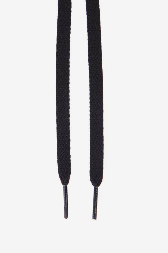 Flache Schnürsenkel - Schwarz